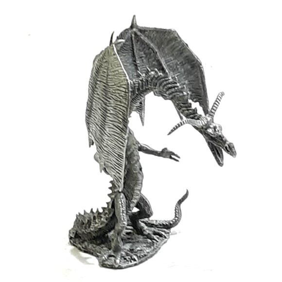 Chaos Chaos Commander On War Dragon 1997 Pewter Figure #1121002 Ral Partha - Picture 6 of 8